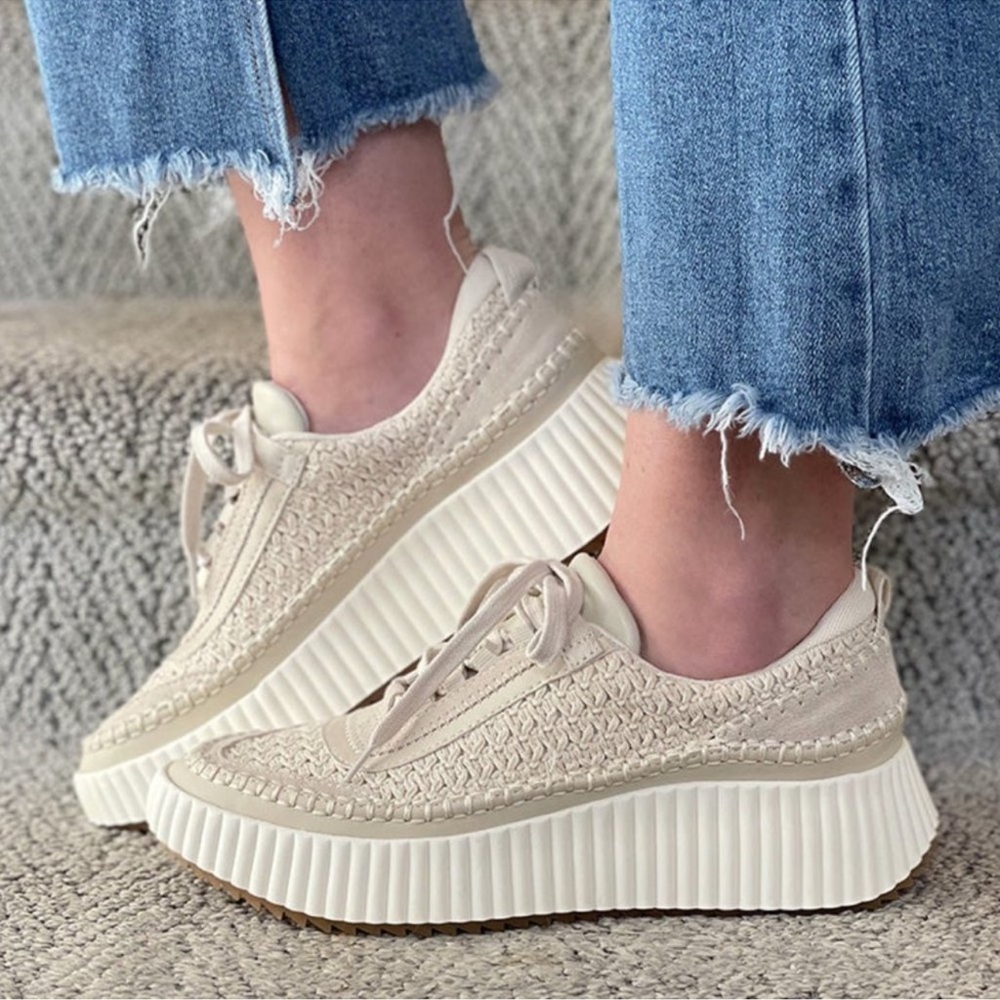 Dolce Vita Danae Cream Platform Sneakers